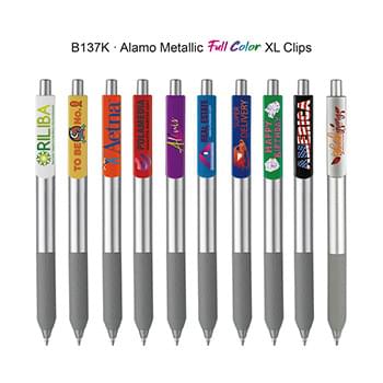 Alamo Metallic Pen with Full Color XL Clips